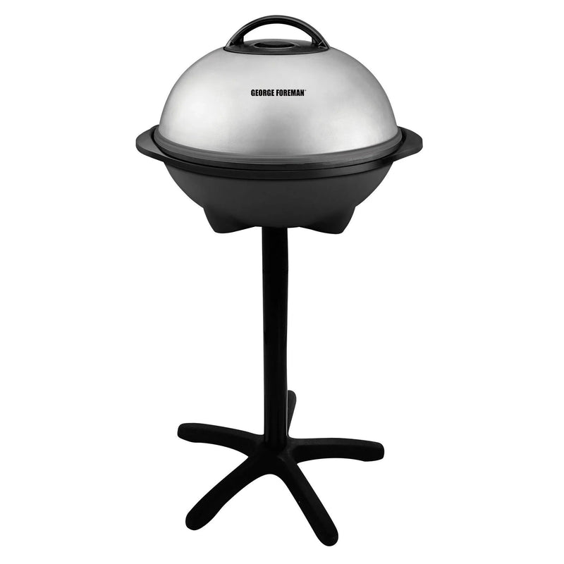 George Foreman Silver 12 Servings Upto 15 Electric Grill F2824