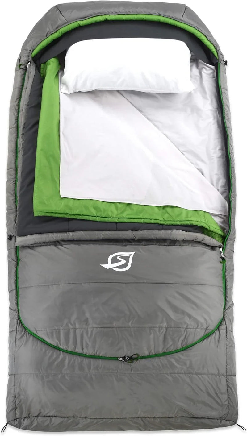 Adult Cloud-style sleeping bag - Adjustable multi-layer design, suitable for use in 3 to 4 seasons - Includes cotton bedding A2605