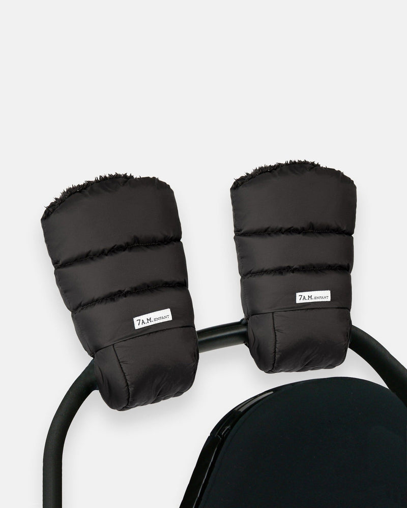 Enfant Warmmuffs - Black Plush S9155