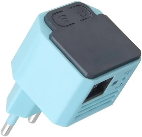Wireless network dead zone problem Simple installation 300Mbps wireless signal enhancer and access point N300 Wireless signal extender - (Color: Blue) F3968
