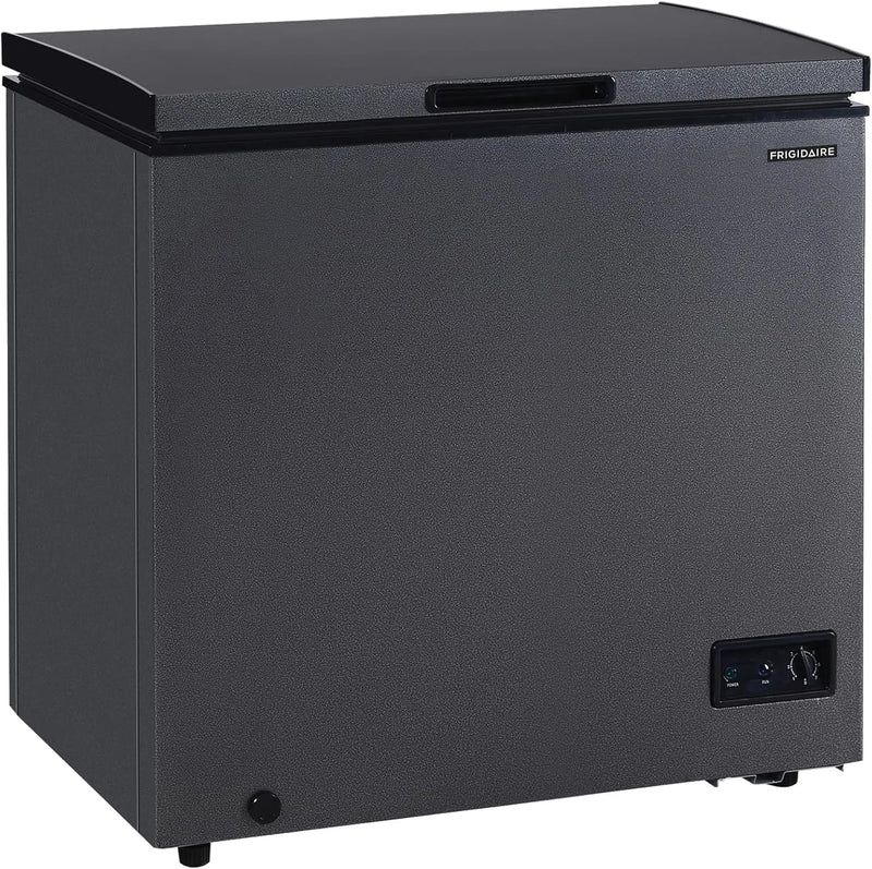 7 Cu. Ft. Chest Freezer, Granita Finish, Adjustable Thermostat, Easy Defrost, Removable Basket O6448