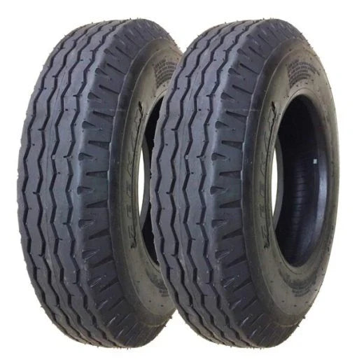 Heavy Duty Highway Trailer Tires 8-14.5 14PR Load Range G Set 2 Y9140