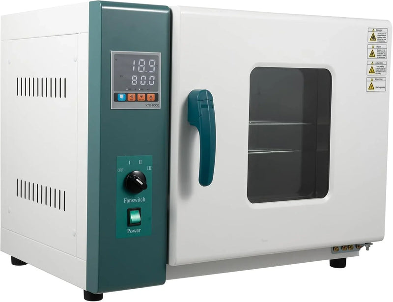 110V 1000W Horizontal Electric Blast Drying Oven 45L/12Gal Lab Forced Air Convection Drying Oven with Intelligent Temperature Controller for Industrial, Schools, Research Institutes X2460