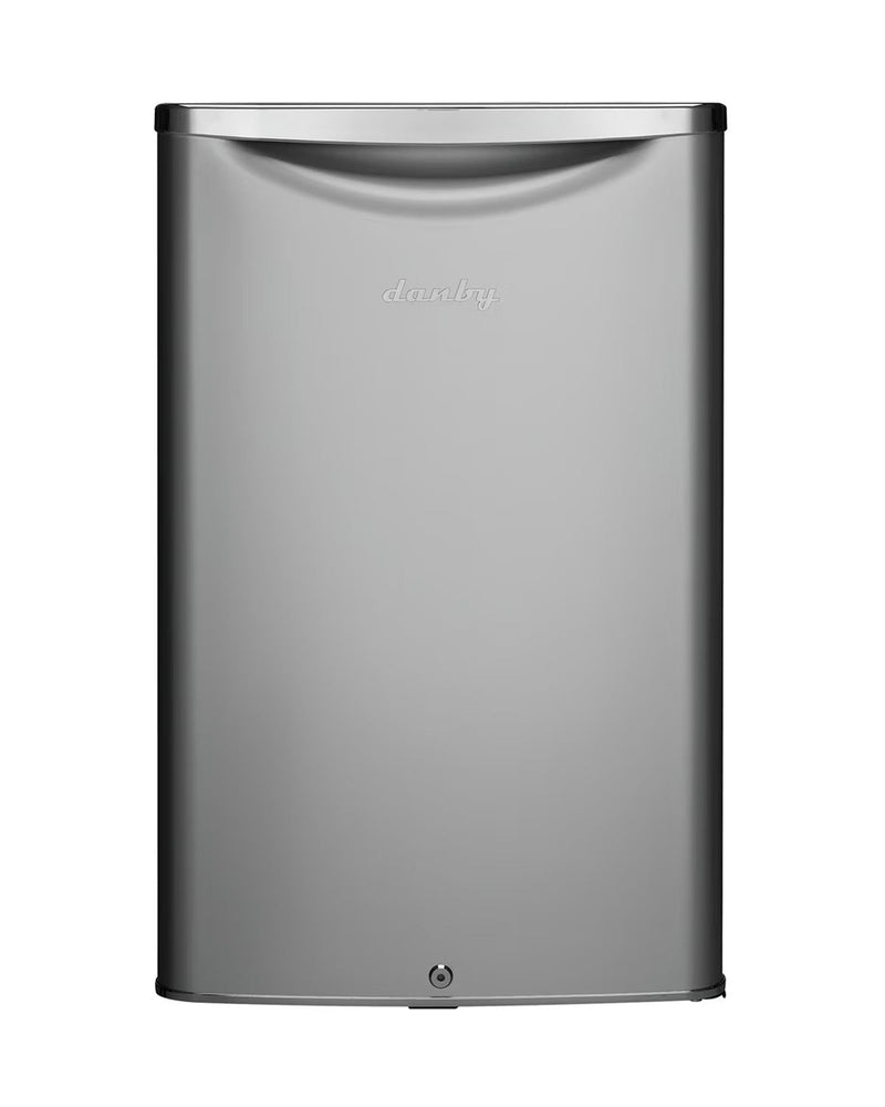 Danby 4.4 cu. ft. Retro Compact Fridge in Iridium Silver (DAR044A6DDB) K1106