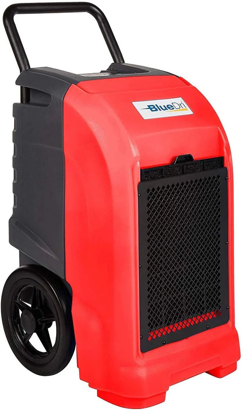 Commercial dehumidifier, suitable for homes, basements, garages and workplaces. Industrial water loss treatment equipment - a set of 1-piece, blue M3581