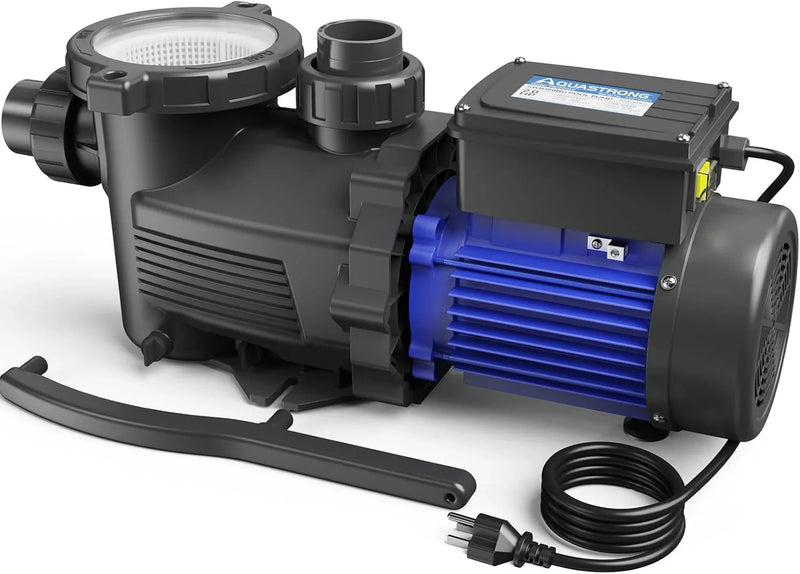 In/Above Ground Pool Pump, High Flow (with Timer, 2HP, 8917 GPH, 220V) I6081