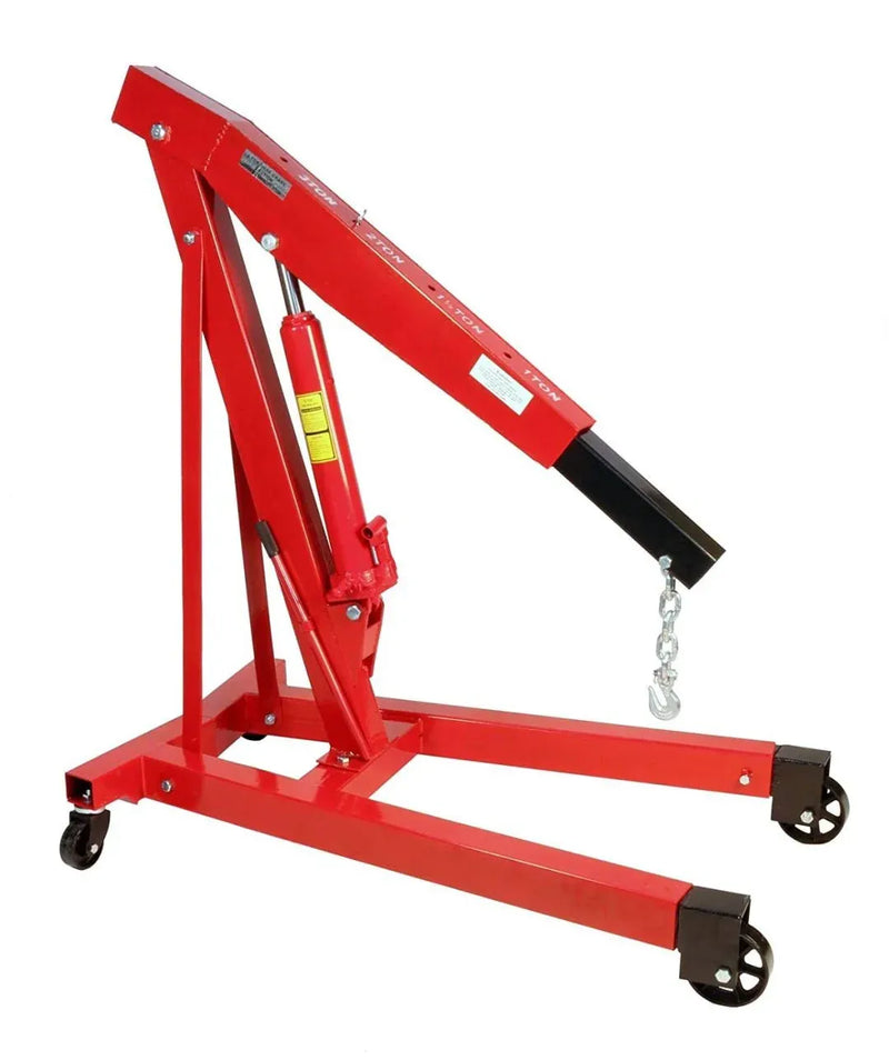 Dragway Tools 3 Ton 6000 LB Heavy Duty Engine Hoist Cherry Picker Shop Crane Q9004