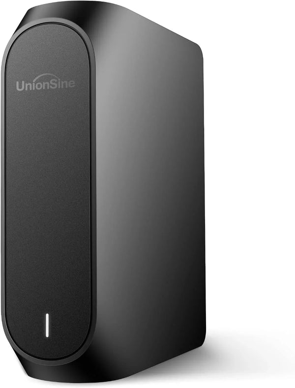 3.5-inch external hard drive, supporting USB 3.2 Gen2 Type-C interface, suitable for PCs, Macs, desktops, laptops, and televisions (black) A3848