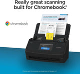 iX1600 Wireless or USB High-Speed Cloud Enabled Document, Photo & Receipt Scanner with Large Touchscreen and Auto Document Feeder for Mac or PC, 17 watts, Black