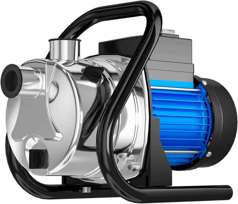 1.6 HP Portable Water Transfer Pump 1500 GPH Electric Shallow Well Pump Garden Booster Pumps for Draining Irrigation Lawn Farm Water Removal O2039