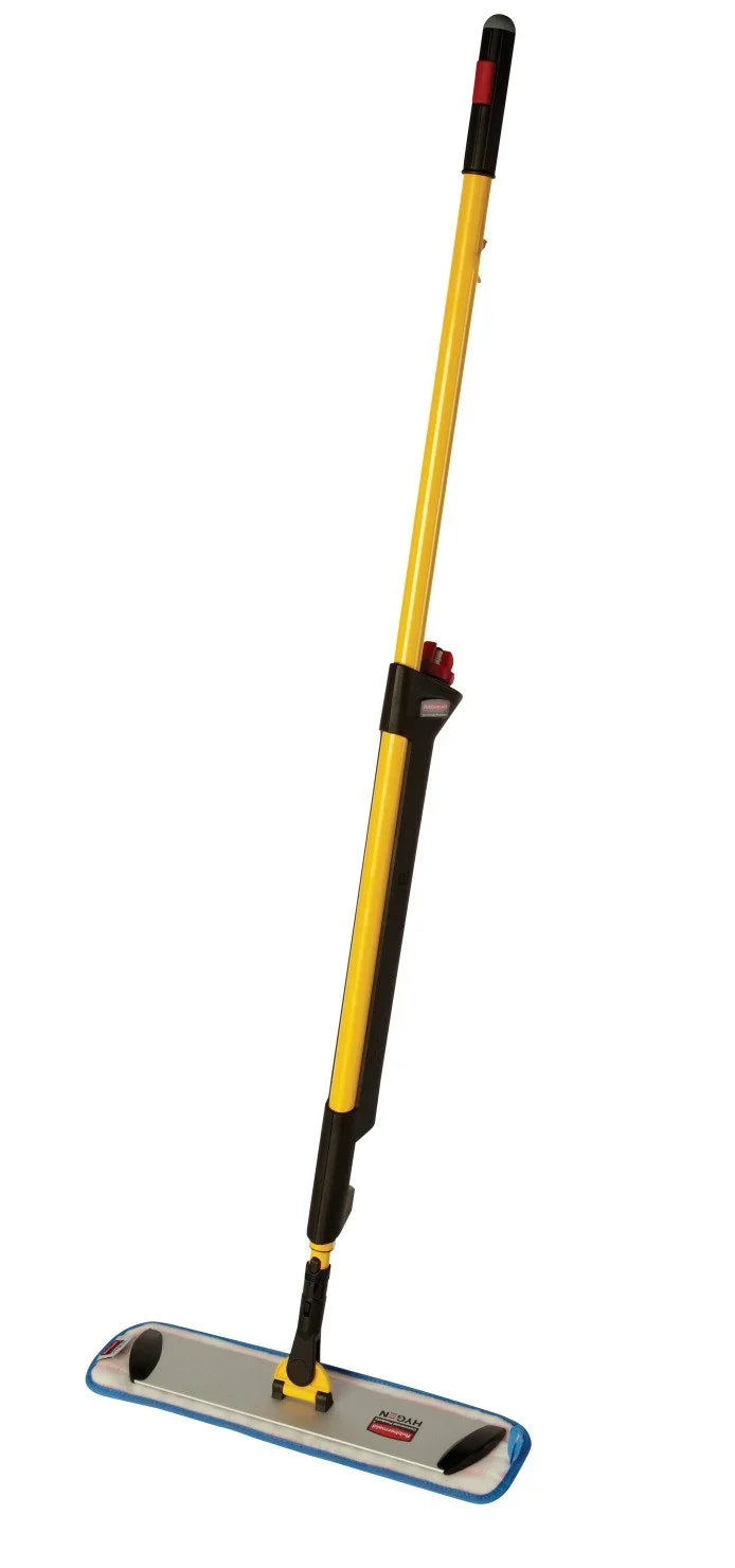 Pulse microfiber floor cleaning system, operated using a single-sided mop frame P2741