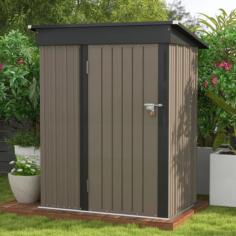 5x3 FT Outdoor Storage Shed for Backyard Garden Patio Lawn F6024