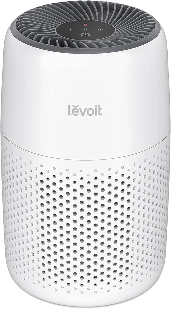 Bedroom home dormitory air purifier, three-in-one filter scented sponge, helps you sleep well, filters smoke, allergens, pet dander, odors, dust, suitable for office, desktop, mini core P type, white J7703