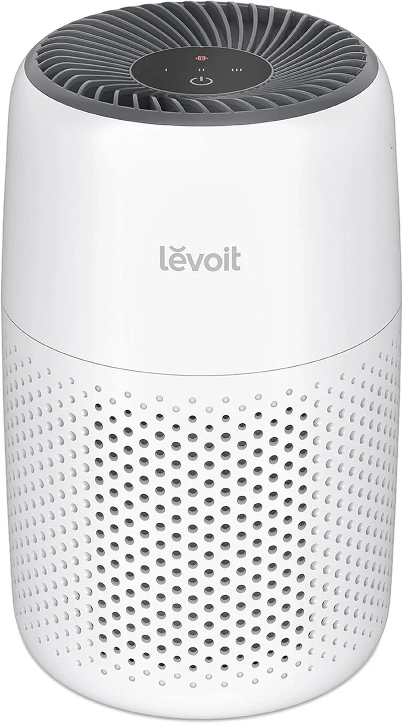 Bedroom home dormitory air purifier, three-in-one filter scented sponge, helps you sleep well, filters smoke, allergens, pet dander, odors, dust, suitable for office, desktop, mini core P type, white J7703
