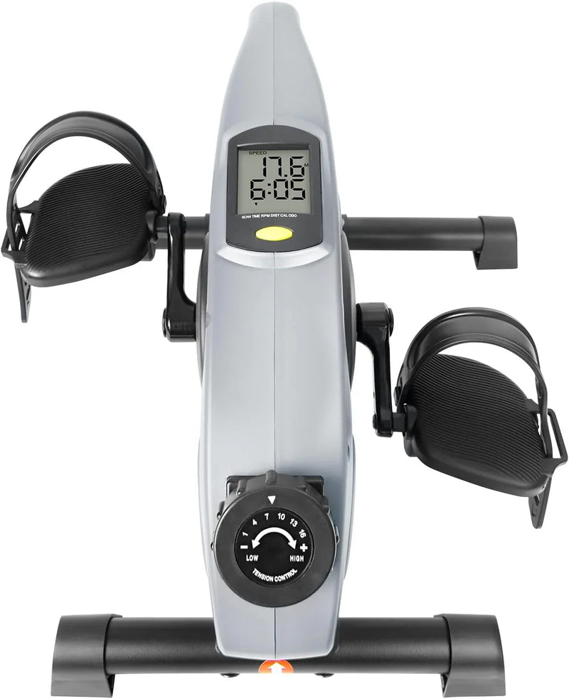 Desk Bike Pedal Exerciser with Electronic Display for Indoor Physical Therapy Q5090