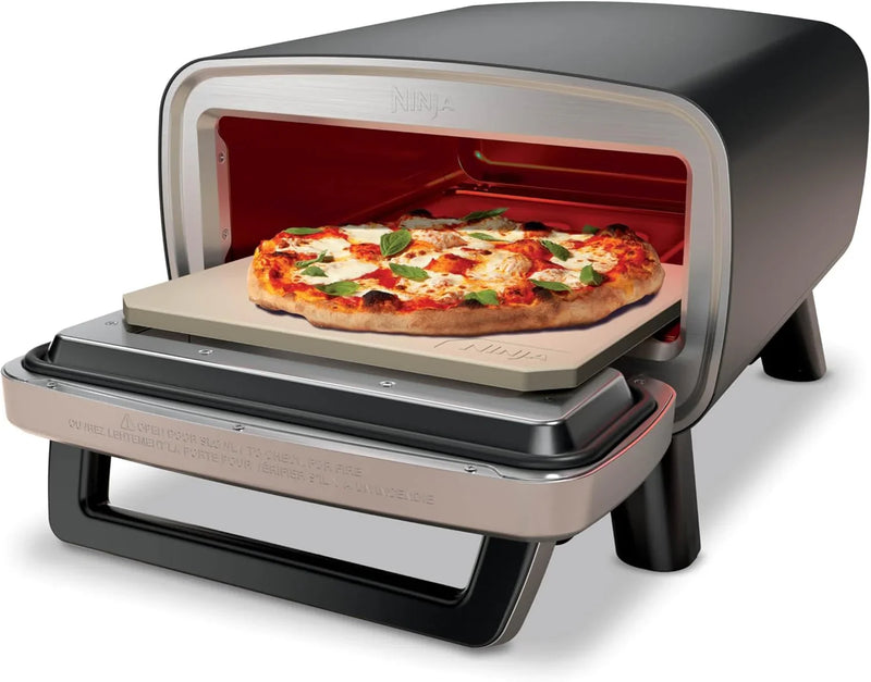 Artisan Outdoor Pizza Oven, 12 inches, can make pizza in 3 minutes, Neapolitan style, thin crust, New York Chicago style, custom model, maximum temperature 700 degrees Fahrenheit, electric heating, baking, grilling, and fermentation functions. T3968