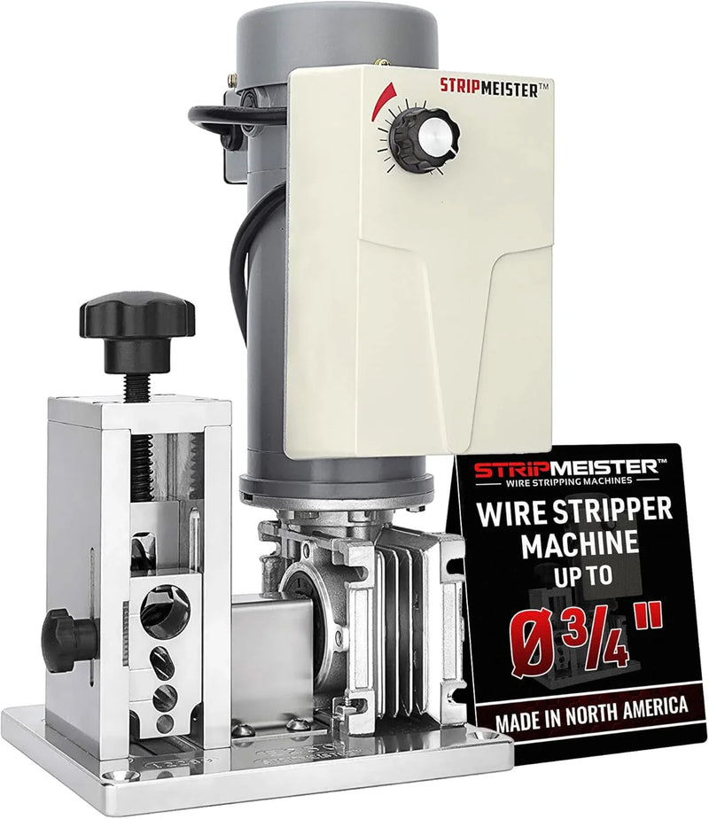 Electric automatic cable stripping machine - The maximum diameter of the detachable cable can reach 3/4 inch. There is no jamming. It is equipped with a motor-driven cable stripping device and has a variable speed control function. It is N5262