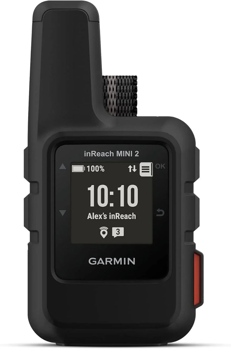 Compact and portable satellite communication device, suitable for hiking use, in orange color C0479