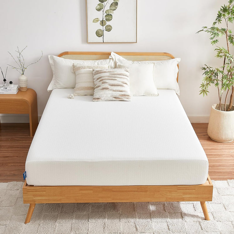 Full Mattress, 6 Inch Memory Foam Mattress in a Box, Fiberglass Free Full Size Mattresses for Pressure & Pain Relief, Soft and Comfortable D5463