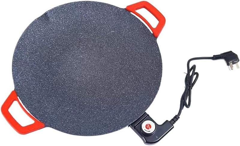 Round Barbecue Stove Household Electric Barbecue Pot Plate Smokeless Non-stick Grill D9941