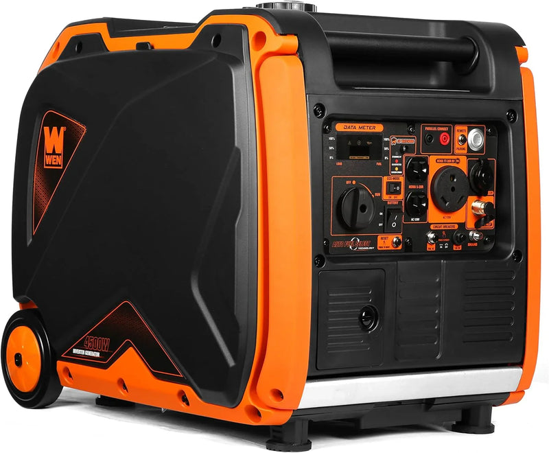 Quiet 6800-Watt Dual Fuel RV-Ready Electric Start Portable Inverter Generator with Fuel Shut Off and CO Watchdog for Electric Vehicle Backup (DF680iX) Z3745