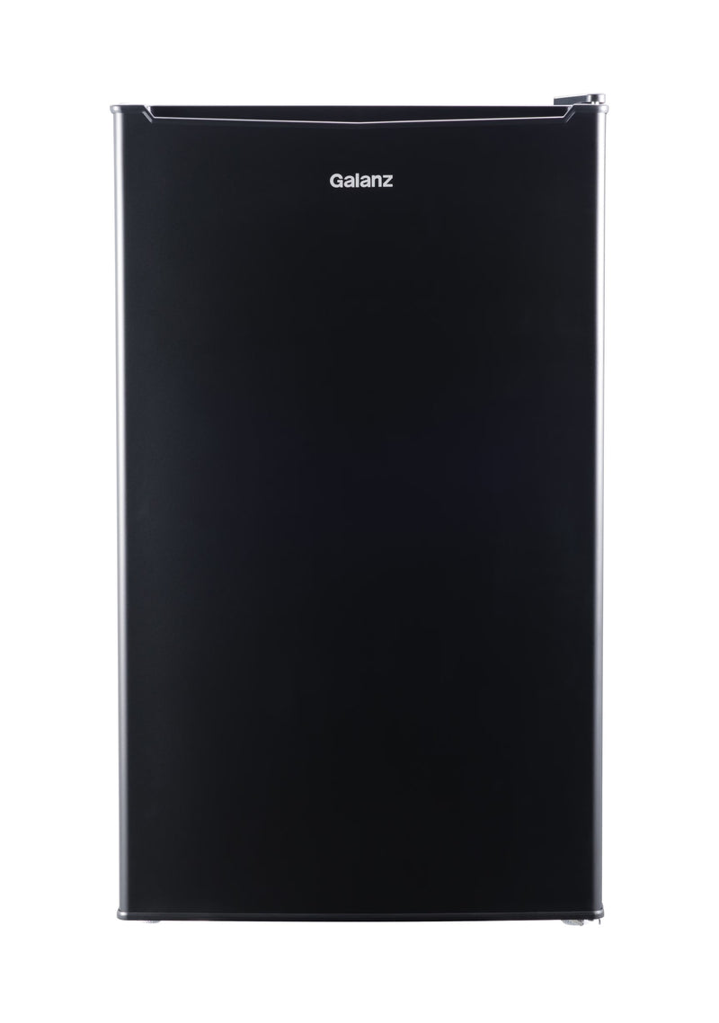 Galanz 3.3 Cu ft One Door Mini Fridge, Black Estar, New R1427