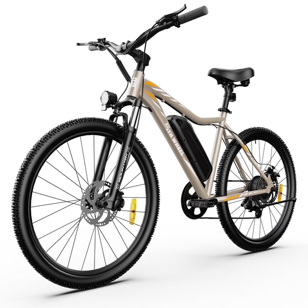5TH WHEEL W17B 26 in Electric Bike for Adult, 500W Peak Electric Bike with 36V 10.4Ah Removable Battery, Electric Bicycle with 7 Speed, UL2849 K4013