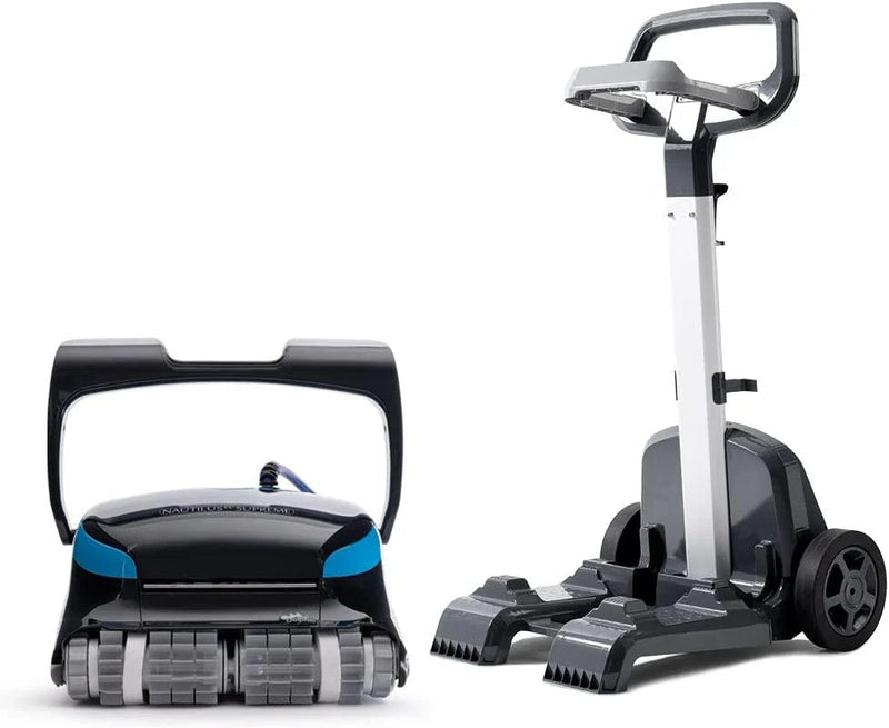 Nautilus CC Plus Wi-Fi Automatic Robotic Pool Vacuum Cleaner, Always Cleaning, Never Charging, with Wall Climbing Scrubber Brush, Ideal for In-Ground Pools up to 50 FT in Length S4509