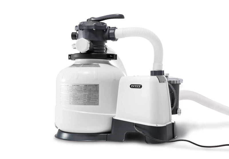 26651EG SX3000 Krystal Clear Sand Filter Pump for Above Ground Pools, 16in, Light gray G3191