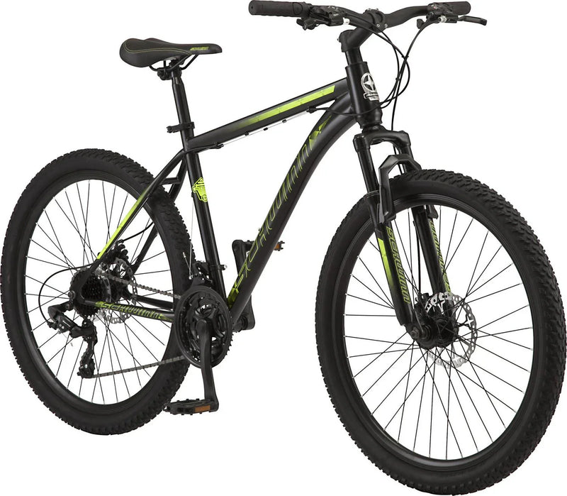 Mountain Bike . 26-inch Wheels . 21 Speeds . Mens Style . Black U7635