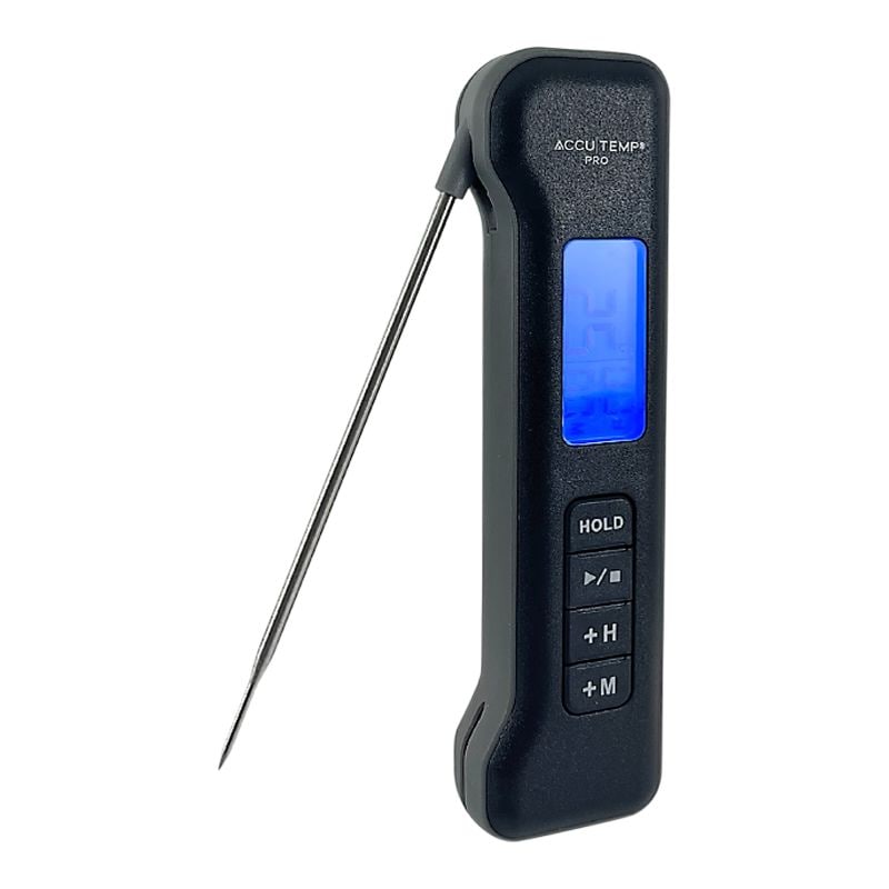 Pro Digital Instant Read Cooking/Meat Thermometer with Backlight Display, Black/Grey W2013