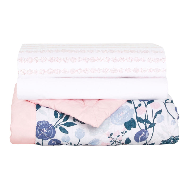 Flower Blooms Bedding Set, 3-pc H2918