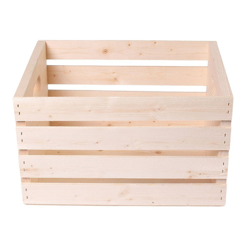 Solid Pine Wood Storage Crate, 16-in G5692