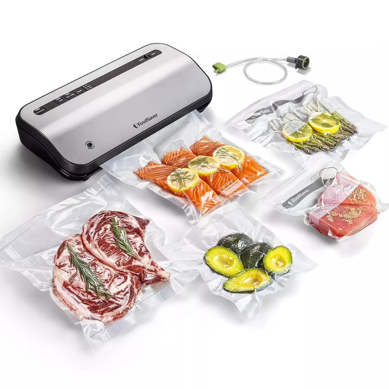 2195546 Preserve Vacuum Sealer, Special 14-Piece Starter Kit with Vacuum Seal Roll and Bags T3295