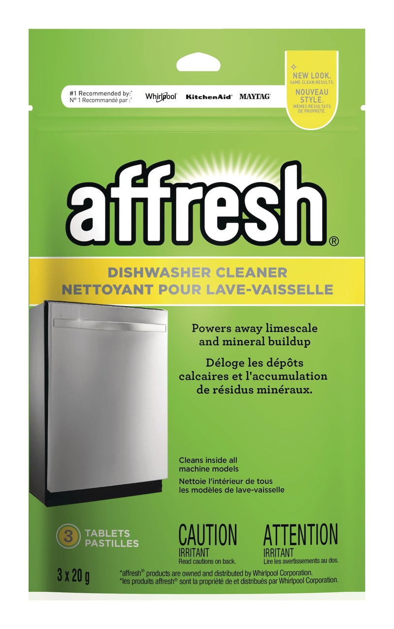 Dishwasher Cleaner Tabs, Fresh Scent, 20-g, 3-pk E6574