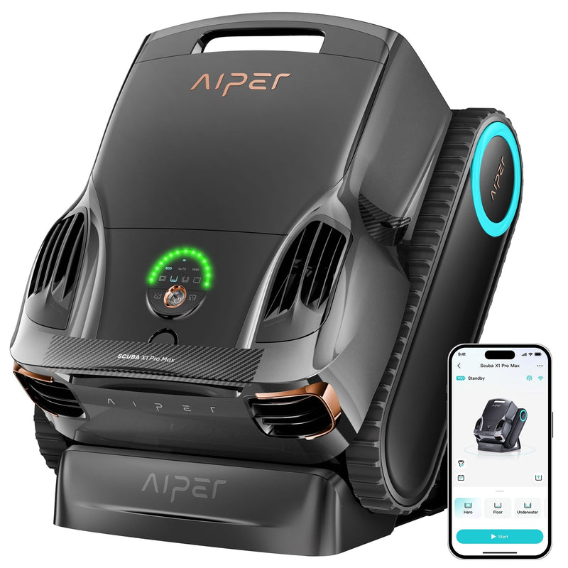 X1 Pro Max All‑In‑One Smart Cordless Robotic Pool Cleaner for Comprehensive Pool Care X5856