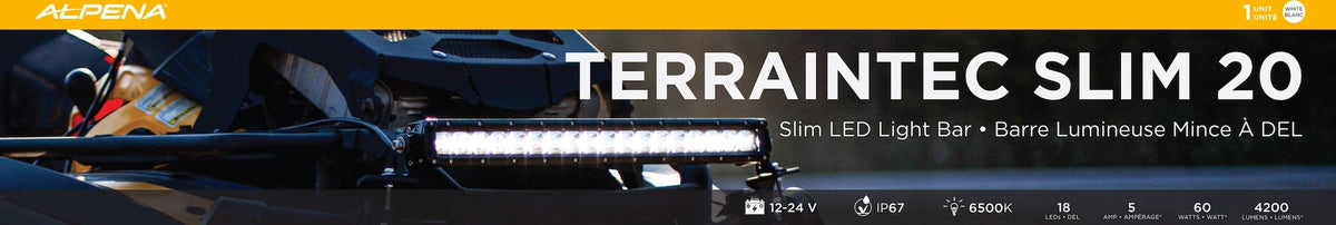 TerrainTec Slim 20 LED Light Bar