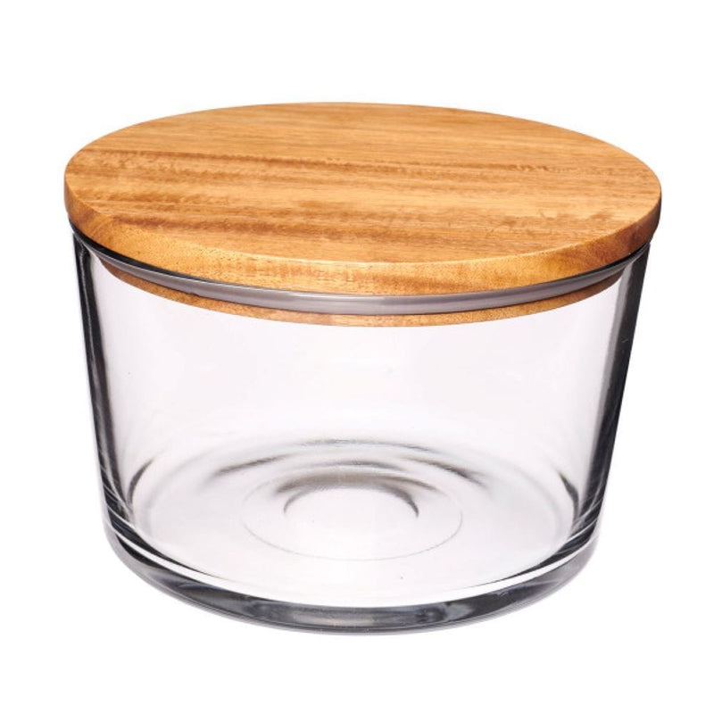 Large Bowl with Acacia Lid Y5219