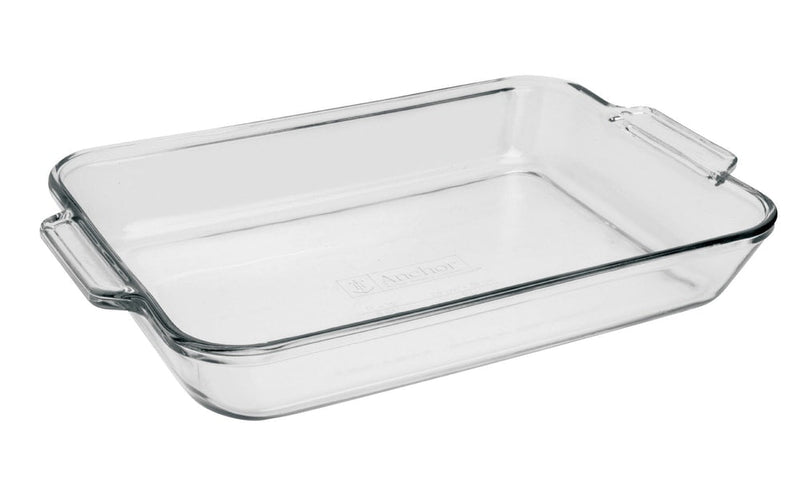Oven Basics Glass Utility Roaster Pan, 5-qt F9204