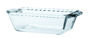 Glass Loaf Pan, 5 x 9-in, 1.5-L L1013