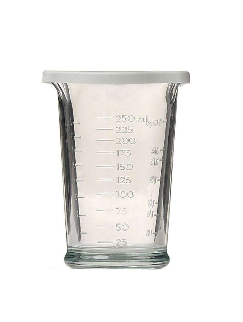 Triple-Pour Measuring Cup with Plastic Lid, 250-ml F2772