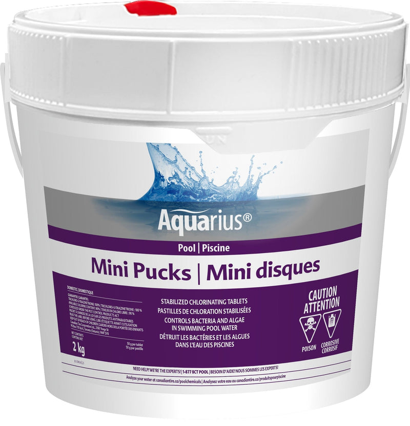 Mini Pucks Stabilized Chlorine Tablets, 2-kg N9963