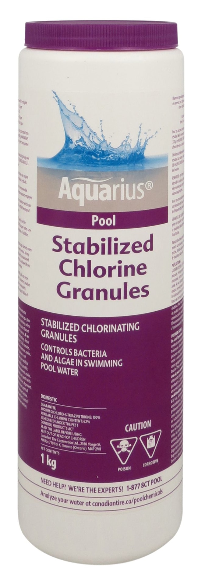 Pool Stabilized Granular Chlorine, 1-kg S2465