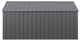 Classic 12x14-ft Charcoal Corrosion-Resistant Metal Shed