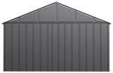 Classic 12x14-ft Charcoal Corrosion-Resistant Metal Shed