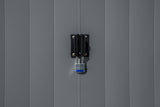 Classic 12x14-ft Charcoal Corrosion-Resistant Metal Shed
