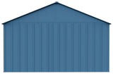 Classic 12x17-ft Blue Grey Corrosion-Resistant Metal Shed