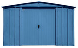Classic Galvanized Steel Storage Shed, Blue Grey, 10-ft x 12-ft