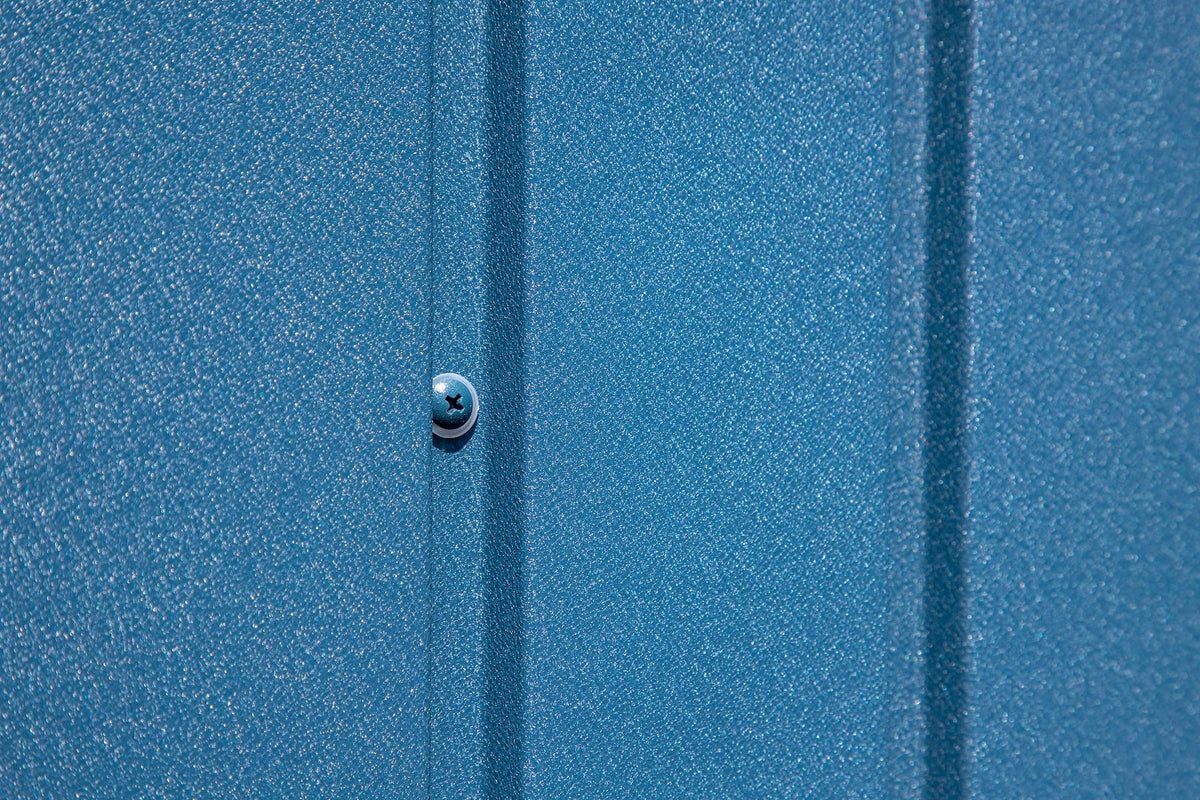 Elite 12x12-ft Blue Grey Corrosion-Resistant Steel Shed