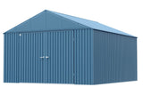 Elite 12x14-ft Blue Grey Corrosion-Resistant Steel Shed
